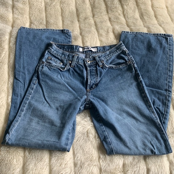 Vintage Y2K Mavi mid rise flare button fly denim jeans 27 - Picture 6 of 10